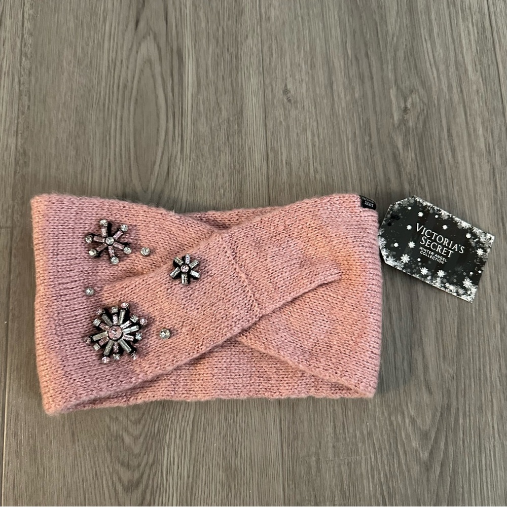 New Victoria’s Secret Snowflake Sparkle Ear Warmer Headband